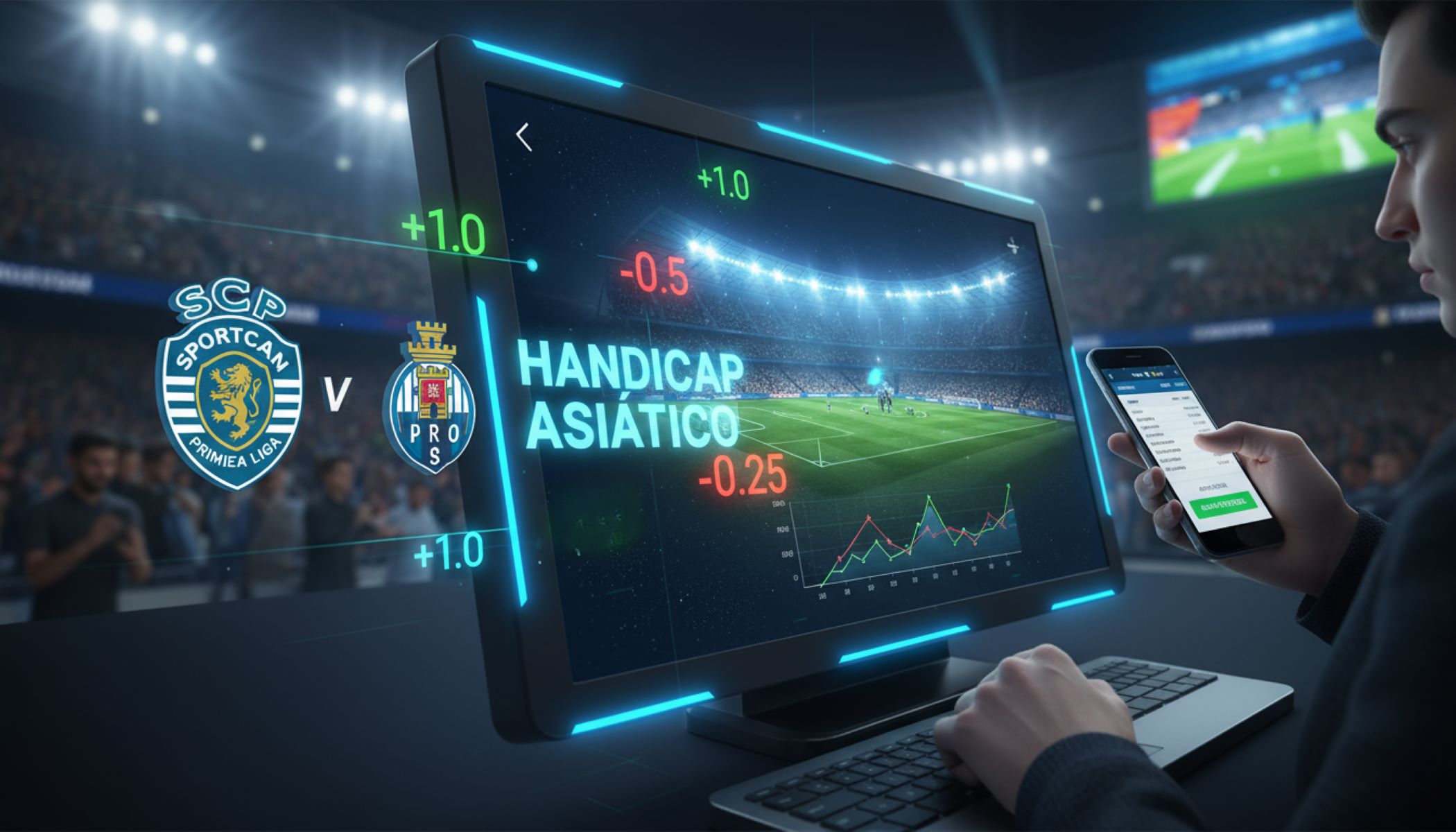Handicap asiático nas apostas de futebol