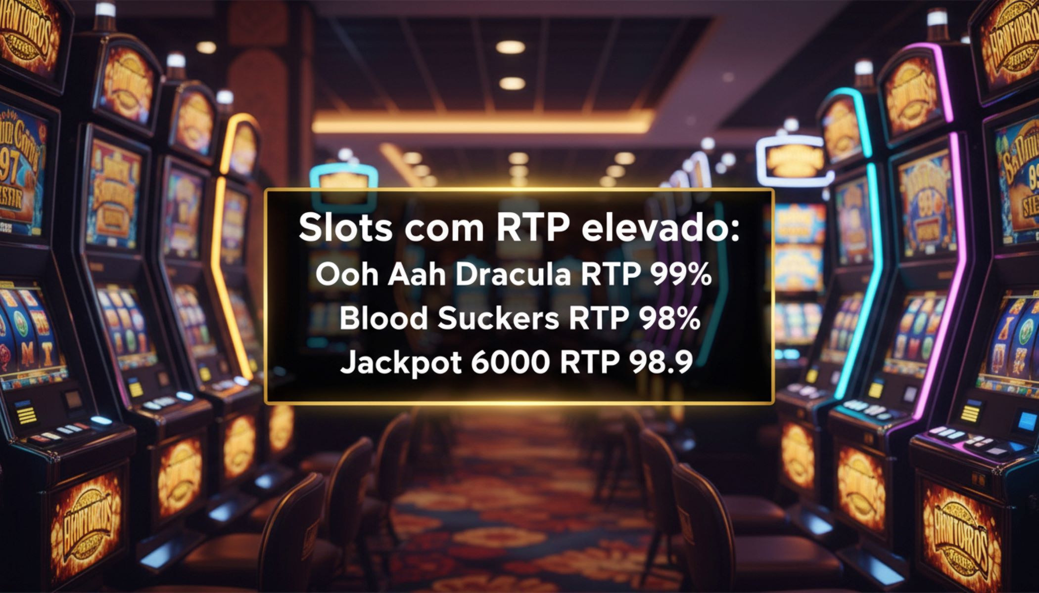 Slots com RTP elevado